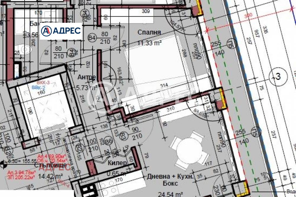 Продава 3-СТАЕН, гр. Варна, Виница, снимка 4 - Апартаменти - 54232108