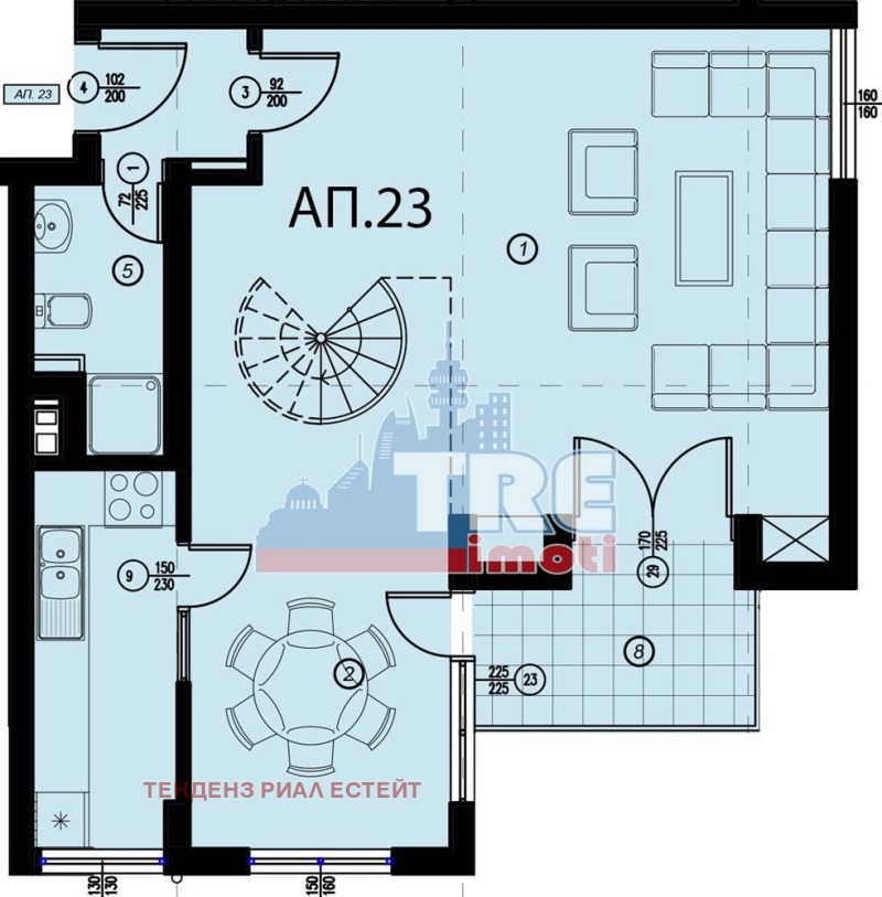 Продава 3-СТАЕН, гр. София, Манастирски ливади, снимка 13 - Aпартаменти - 46602020