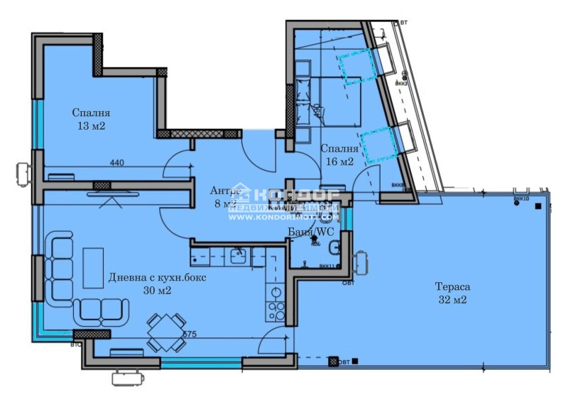 Продава 3-СТАЕН, гр. Пловдив, Христо Смирненски, снимка 2 - Апартаменти - 52329789