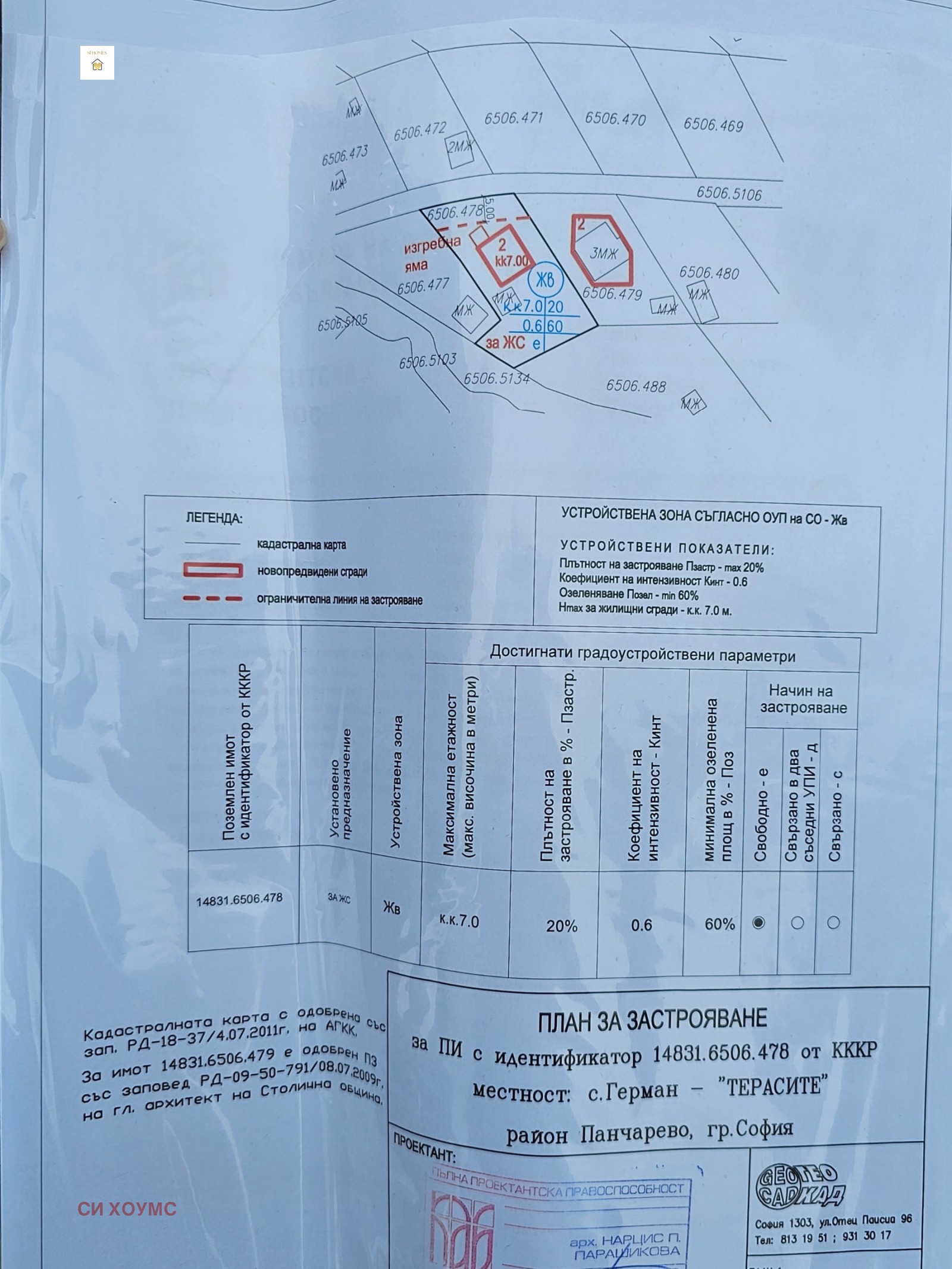 Продава ПАРЦЕЛ, гр. София, с. Герман, снимка 5 - Парцели - 55212015
