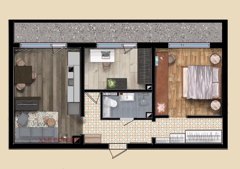 Продава  3-стаен град Добрич , Христо Ботев , 61 кв.м | 78669858 - изображение [2]