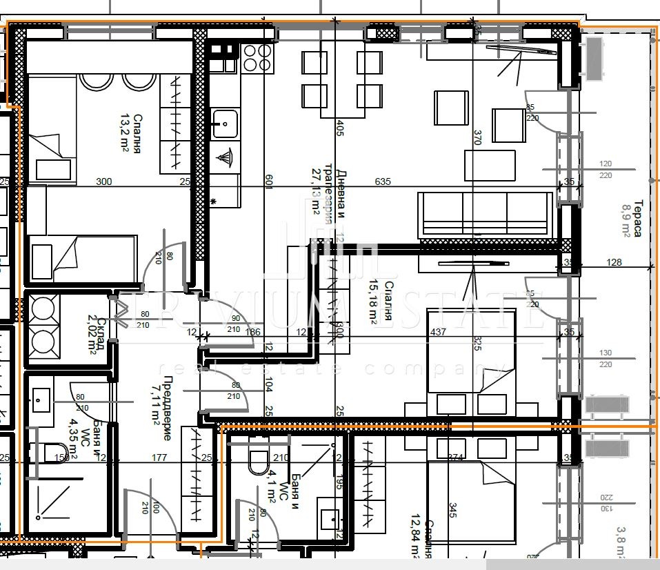 Продава 3-СТАЕН, гр. Пловдив, Остромила, снимка 2 - Апартаменти - 52606534