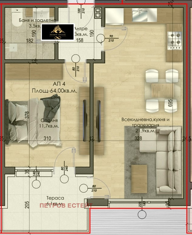 Продава 2-СТАЕН, гр. Велинград, област Пазарджик, снимка 2 - Апартаменти - 54557183