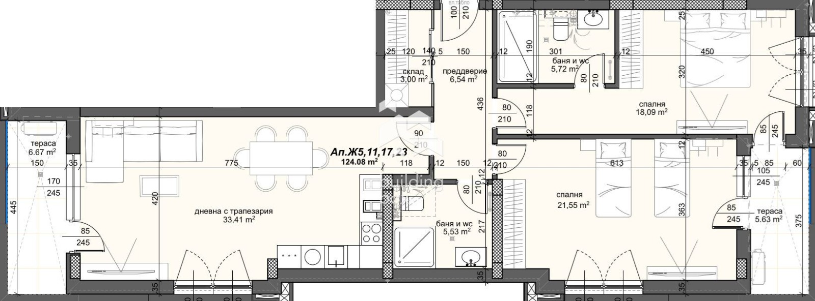 Продава 3-СТАЕН, гр. Пловдив, Тракия, снимка 2 - Апартаменти - 54912034