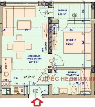 For Sale  1 bedroom Stara Zagora , Samara 1 , 59 sq.m | 24428438 - image [2]