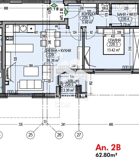 Продава  2-стаен град София , Дианабад , 74 кв.м | 59912085 - изображение [5]