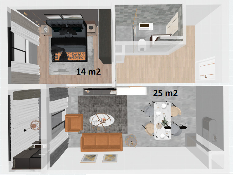 Till salu  1 sovrum Sofia , Krastova vada , 77 kvm | 79146612 - bild [5]