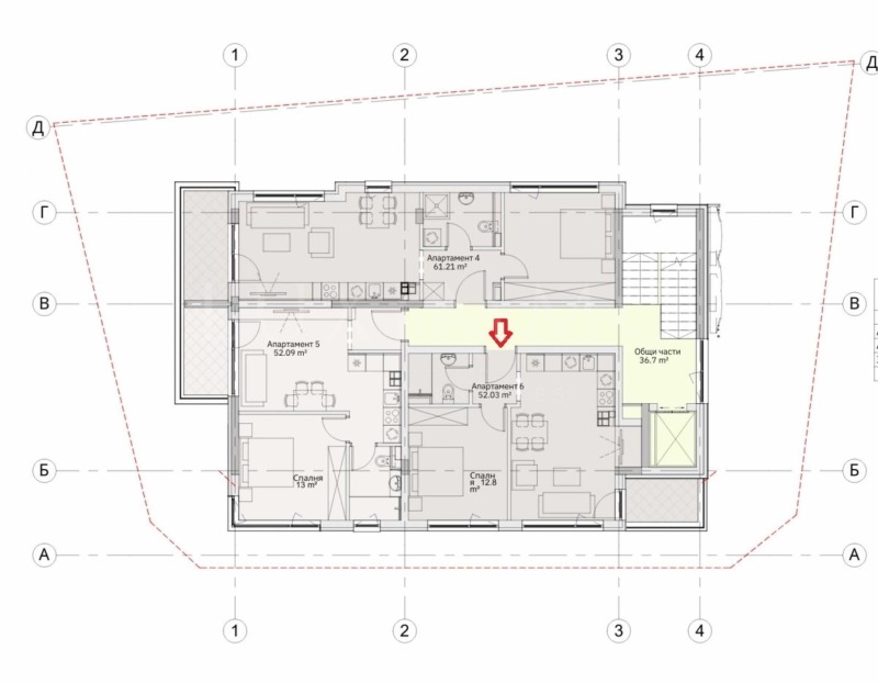 Te koop  1 slaapkamer Sofia , Levski , 52 m² | 73385473 - afbeelding [2]