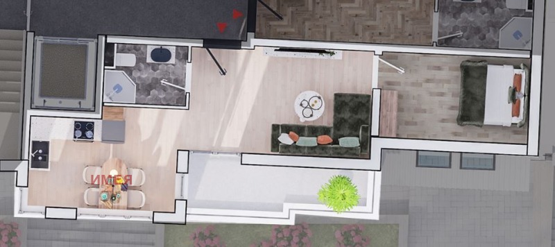 Продава 2-СТАЕН в град София, Стрелбище - 62 кв.м / 192 000 € » 375 519.36 лв., ИМЕЯ
