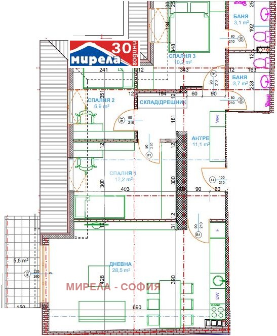 Продава 4-СТАЕН, град София, Хаджи Димитър • 198395 € • 76258173 — Holmes.bg
