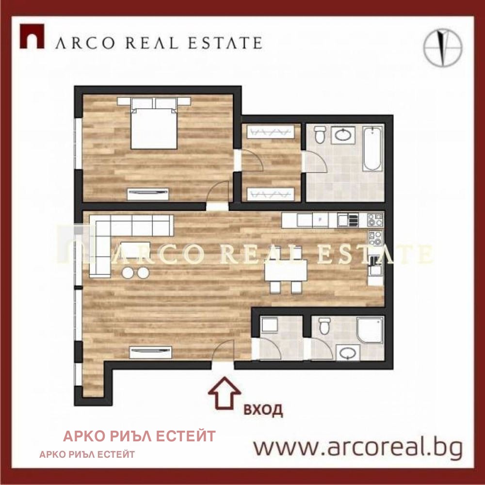 Продава 2-СТАЕН, гр. София, Кръстова вада, снимка 10 - Апартаменти - 54613780