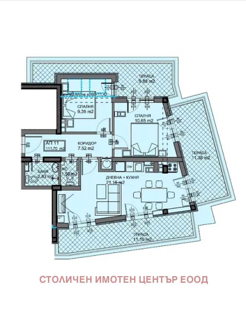 Продава 3-СТАЕН, гр. София, Овча купел, снимка 2 - Апартаменти - 52341257
