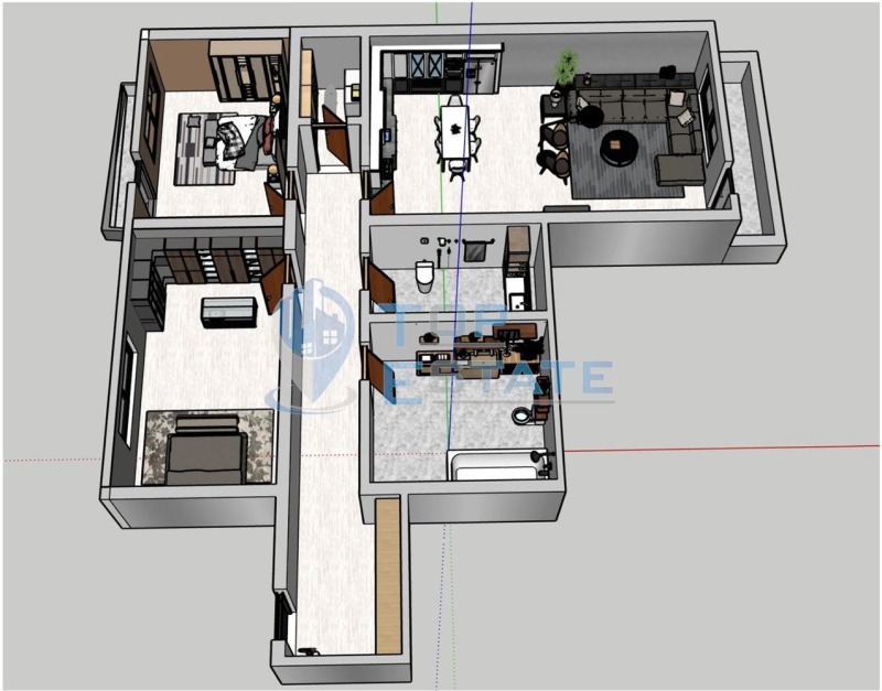 À vendre  2 chambres Veliko Tarnovo , Bouzloudja , 113 m² | 48720348 - image [3]