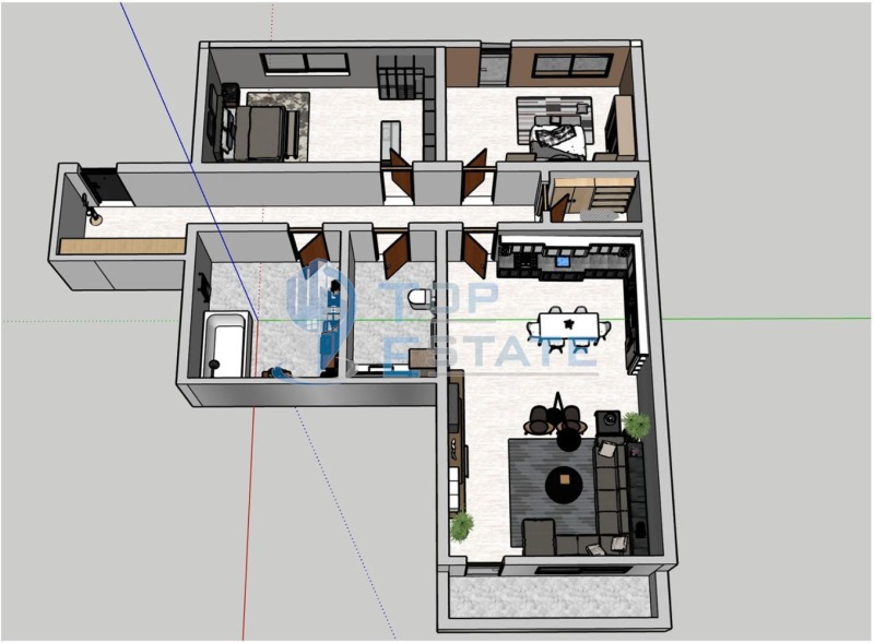 À vendre  2 chambres Veliko Tarnovo , Bouzloudja , 113 m² | 48720348