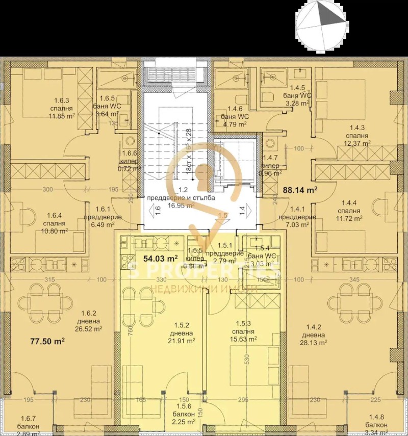 Продава 3-СТАЕН, гр. Варна, Младост 2, снимка 3 - Апартаменти - 52623318