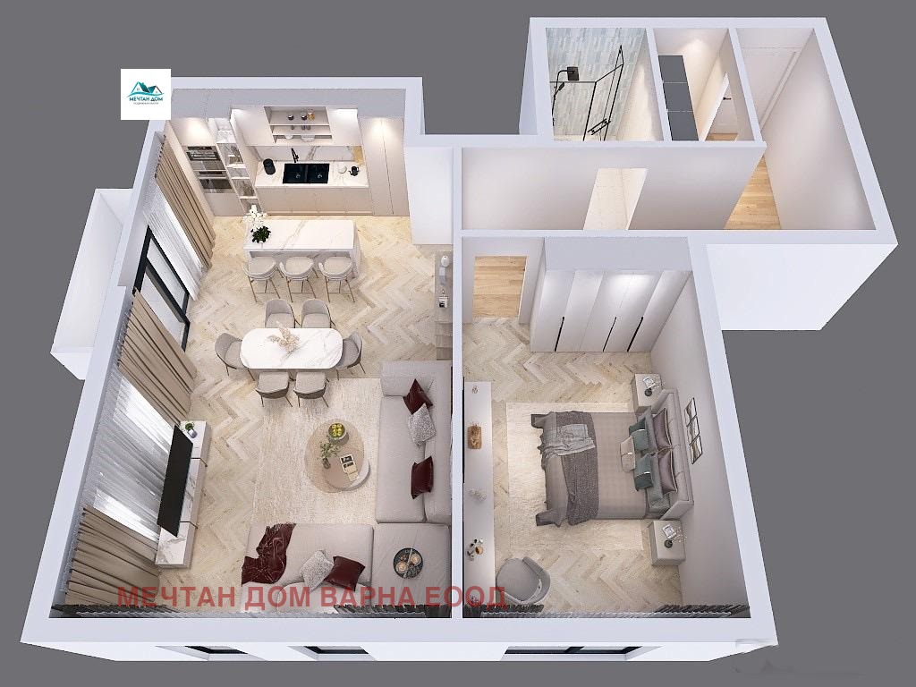 Продава 2-СТАЕН, гр. Варна, Бриз, снимка 10 - Апартаменти - 54068549