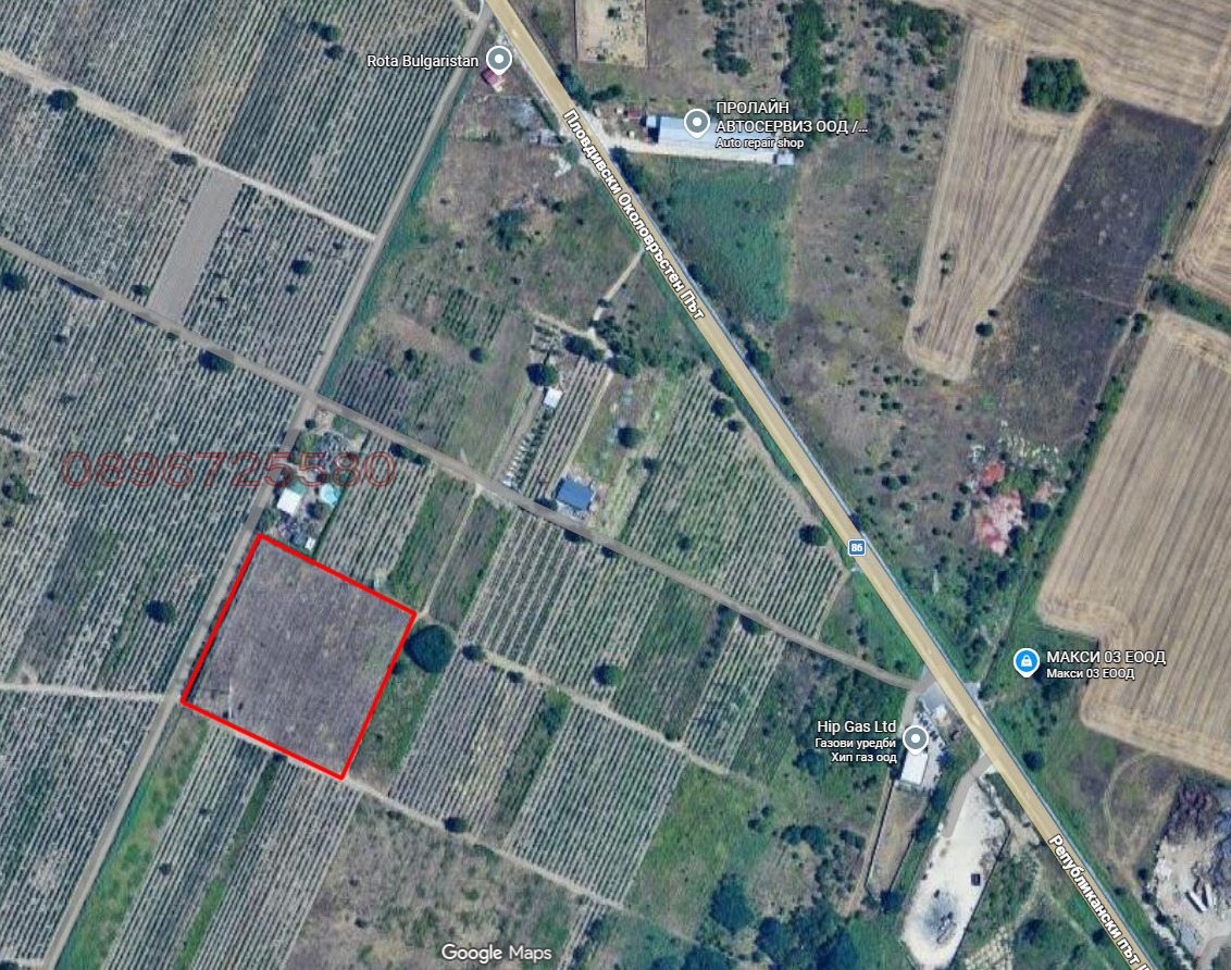 Продава ЗЕМЕДЕЛСКА ЗЕМЯ, гр. Пловдив, област Пловдив, снимка 2 - Земеделска земя - 55292261