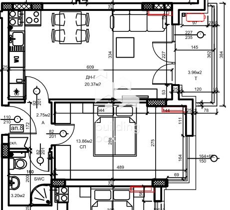 Zu verkaufen  1 Schlafzimmer Plowdiw , Hristo Smirnenski , 64 qm | 85067741 - Bild [5]