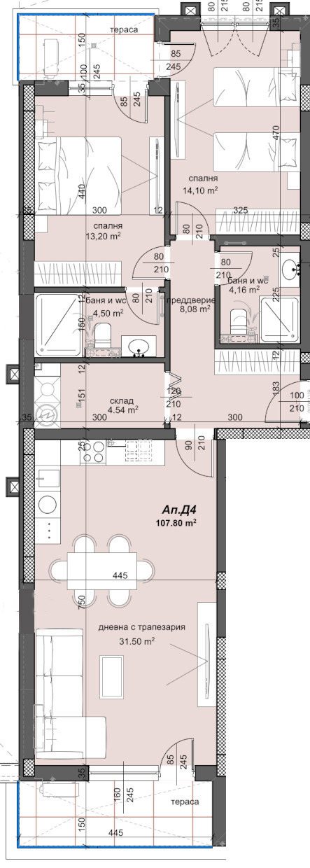 Продава 3-СТАЕН, гр. Пловдив, Тракия, снимка 2 - Апартаменти - 53911563