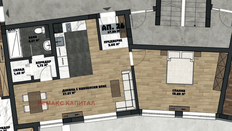 Продава  2-стаен град София , Обеля 2 , 82 кв.м | 63297364 - изображение [3]