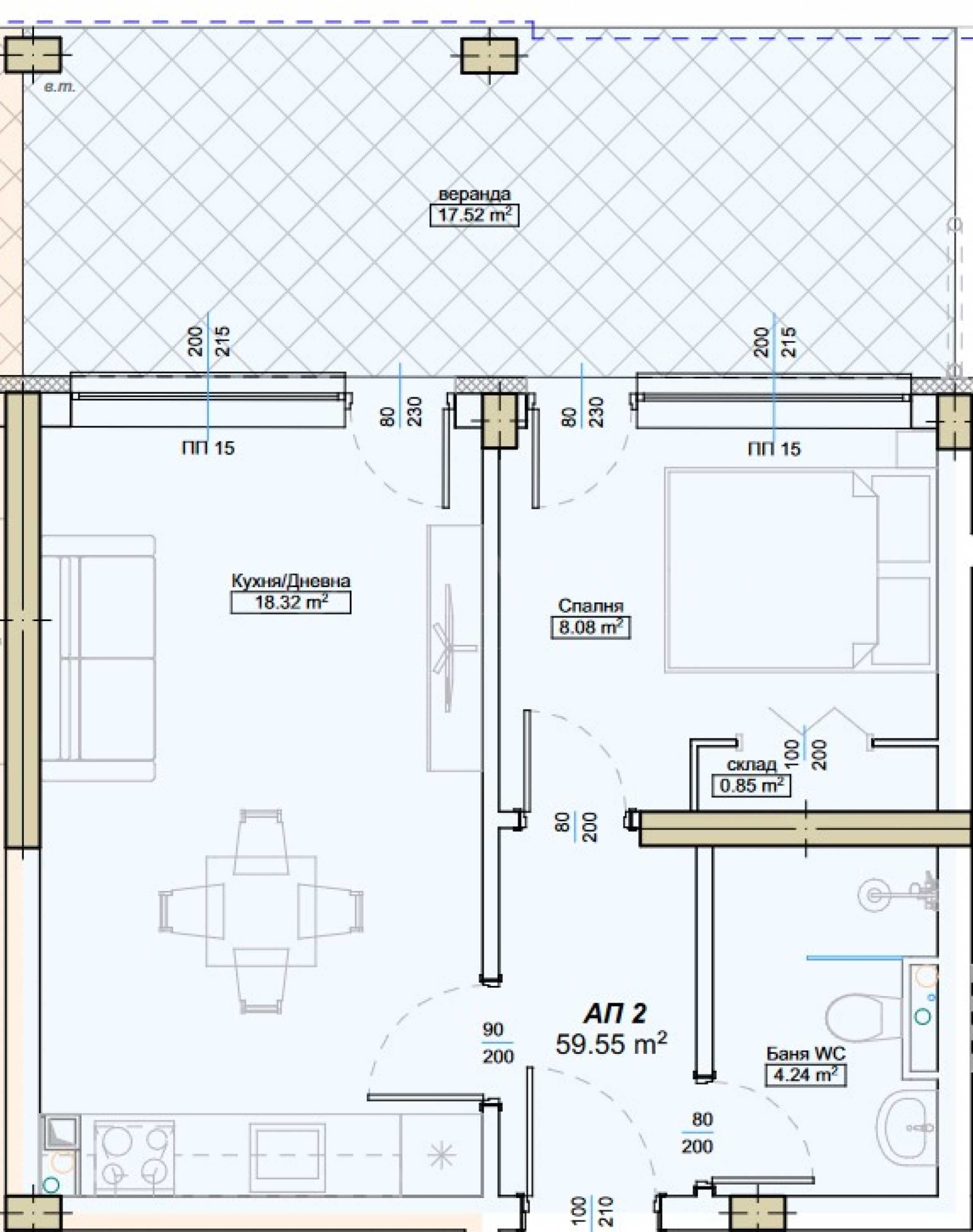 Продава 2-СТАЕН, гр. Царево, област Бургас, снимка 2 - Апартаменти - 44620561