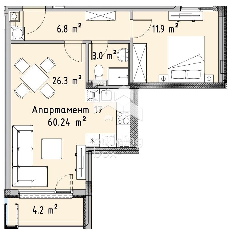 De vânzare  1 dormitor Sofia , Vitoșa , 72 mp | 35388258 - imagine [2]