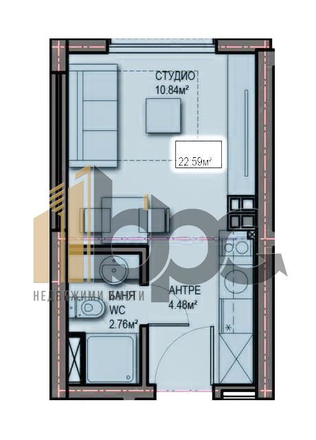 Продава 1-СТАЕН, гр. София, Младост 4, снимка 2 - Aпартаменти - 49354335