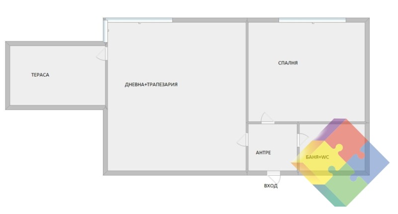 Продаја  1 спаваћа соба Варна , Победа , 60 м2 | 58922052