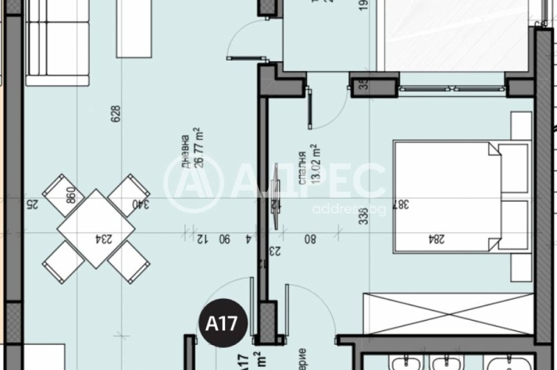 Продаја  1 спаваћа соба Софија , Лјулин 5 , 71 м2 | 12822637