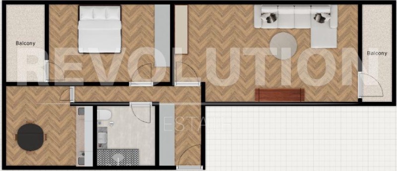 Te koop  1 slaapkamer Sofia , Fondovi zjilishta , 68 m² | 67964447