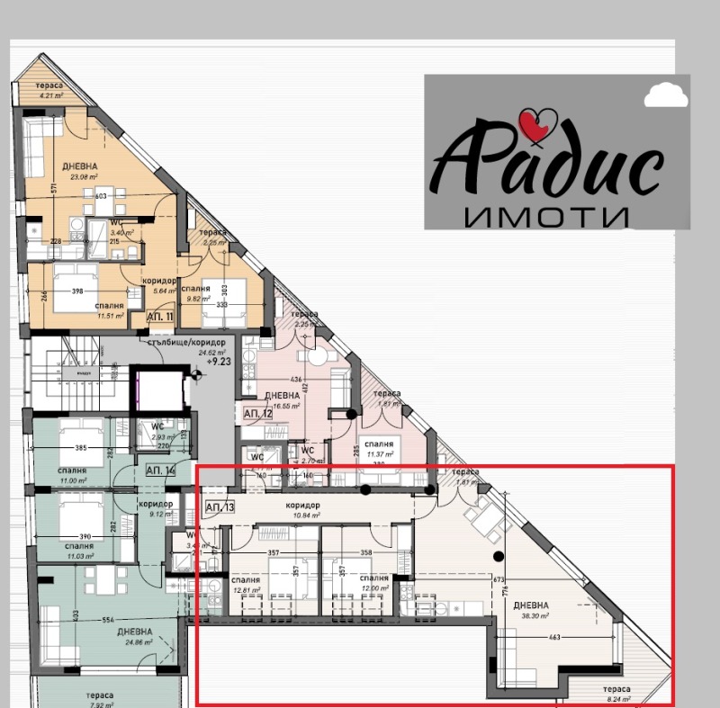 Продава 3-СТАЕН, гр. Стара Загора, Три чучура - център, снимка 2 - Aпартаменти - 46925843