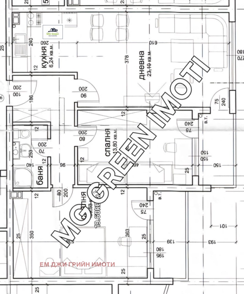 Satılık  2 yatak odası Sofia , Manastirski livadi , 112 metrekare | 49341292 - görüntü [2]