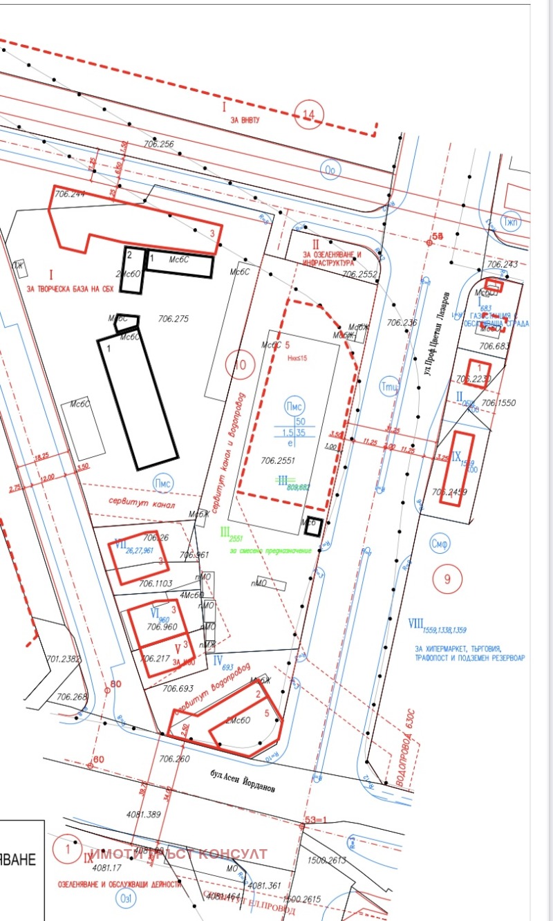 Продава ПАРЦЕЛ в град София, Слатина - 5461 кв.м / При запитване, ИМОТИ ТРЪСТ КОНСУЛТ