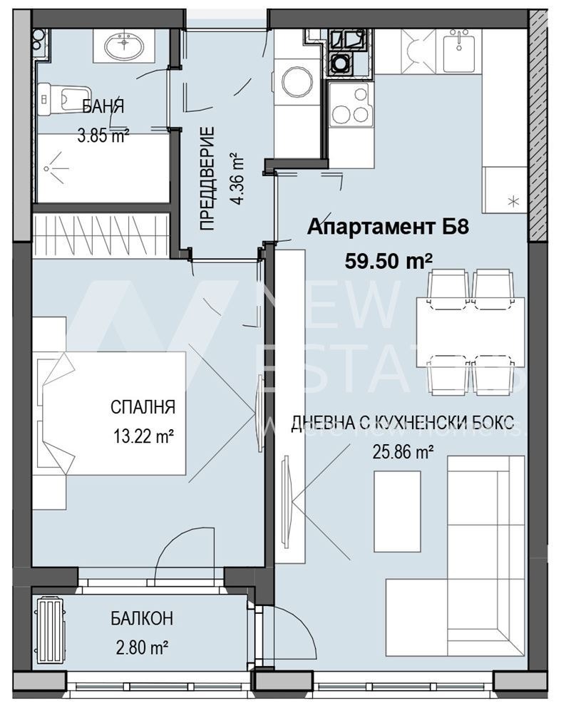 Продава 2-СТАЕН, гр. София, Кръстова вада, снимка 6 - Aпартаменти - 49361301