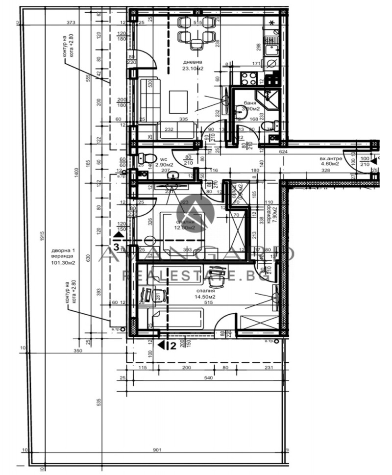 Продава  3-стаен град Пловдив , Беломорски , 197 кв.м | 72079322 - изображение [6]