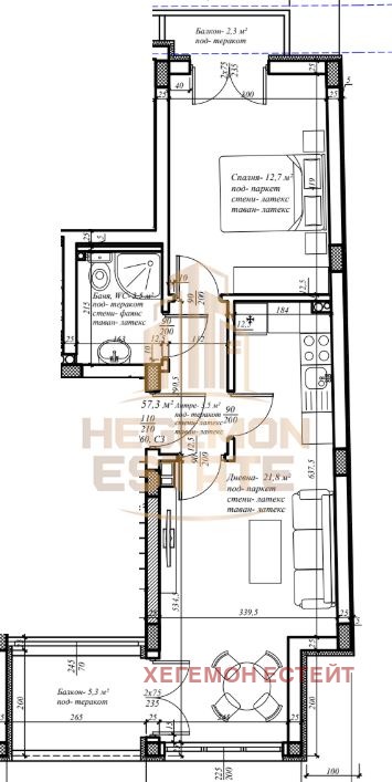 Продава 2-СТАЕН, гр. Варна, Зимно кино Тракия, снимка 1 - Aпартаменти - 49238941