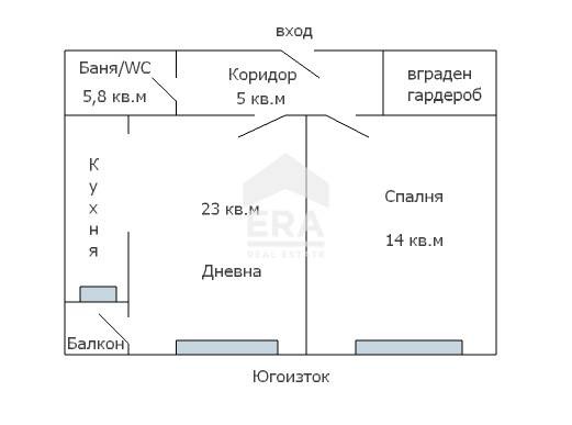 Προς πώληση  1 υπνοδωμάτιο Βαρνα , ΤΣενταρ , 60 τ.μ | 47275188 - εικόνα [10]