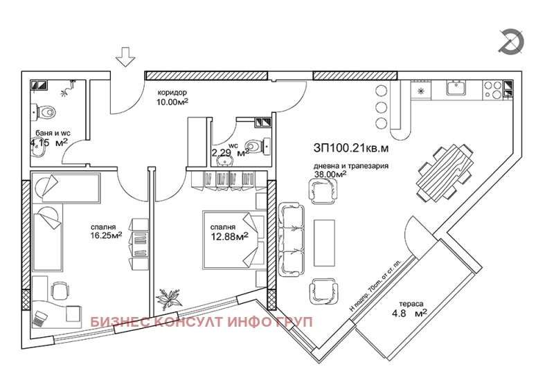 Продава 3-СТАЕН, град Пловдив, Съдийски • 161000 € / 314888.63 лв. • 86508949 1