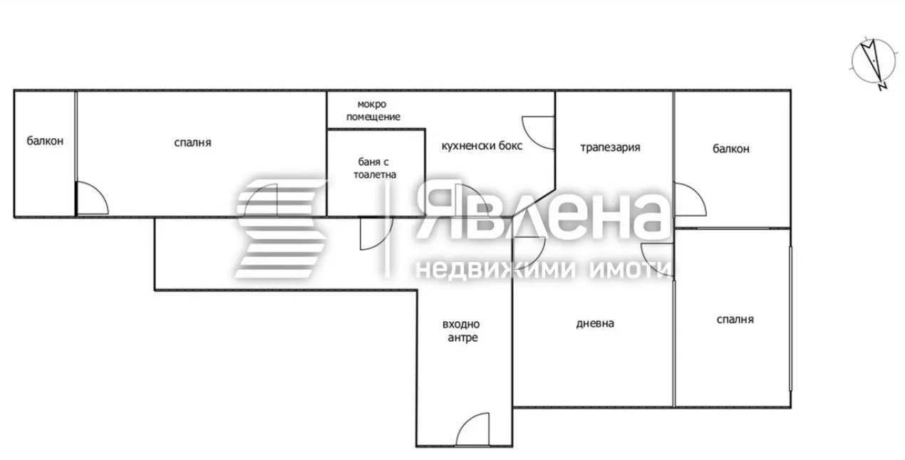 Продава 3-СТАЕН, гр. София, Борово, снимка 14 - Апартаменти - 54035482