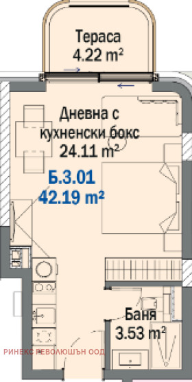 Продажба на едностайни апартаменти в област Бургас — страница 9 - изображение 18 