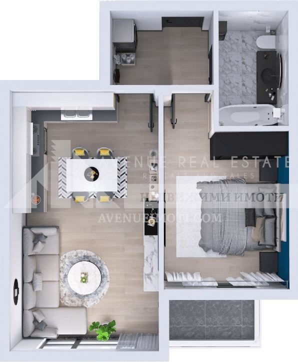 Satılık  1 yatak odası Plovdiv , Ostromila , 67 metrekare | 23587187 - görüntü [4]