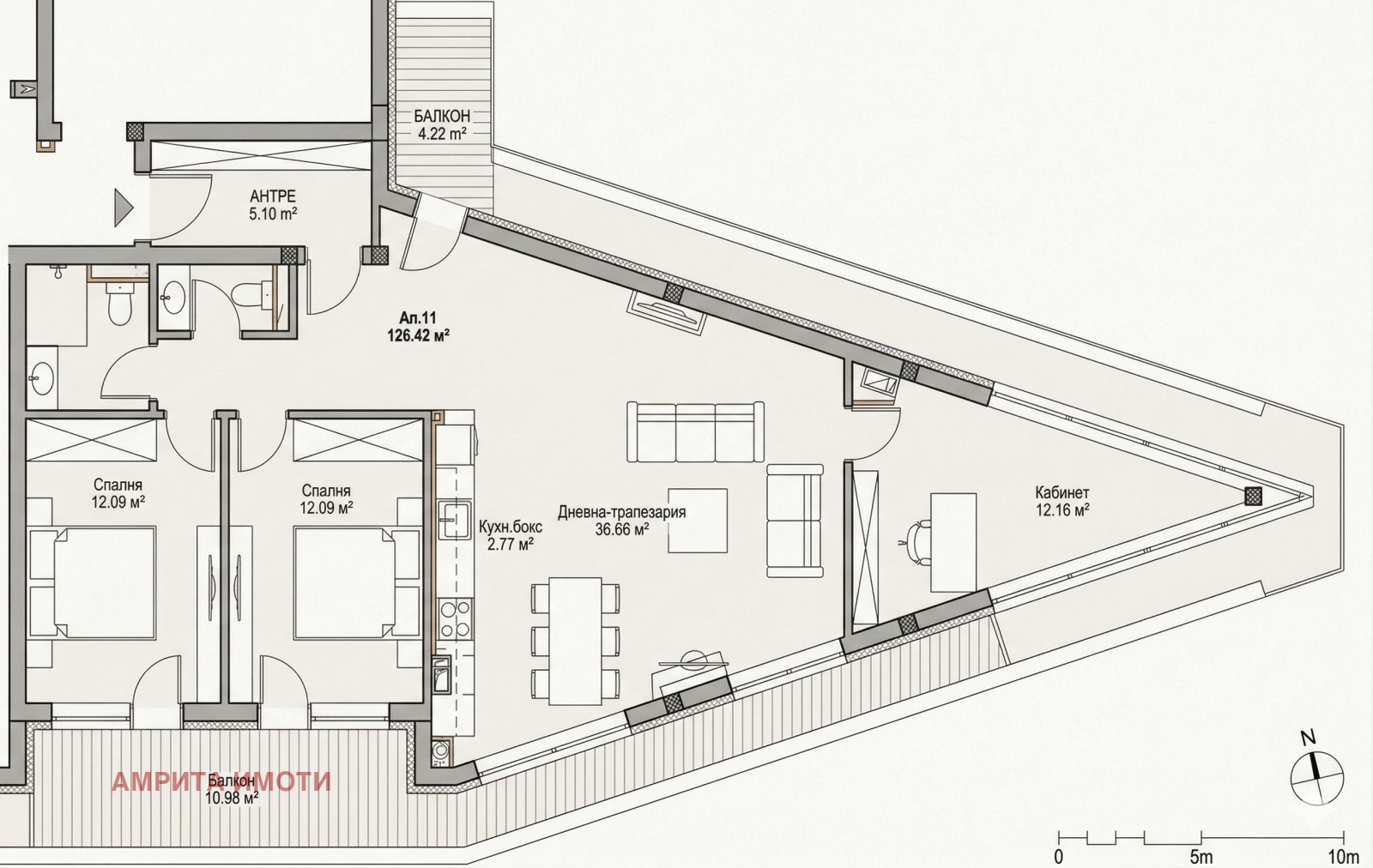 Продава 3-СТАЕН, гр. София, Витоша, снимка 5 - Апартаменти - 53721304