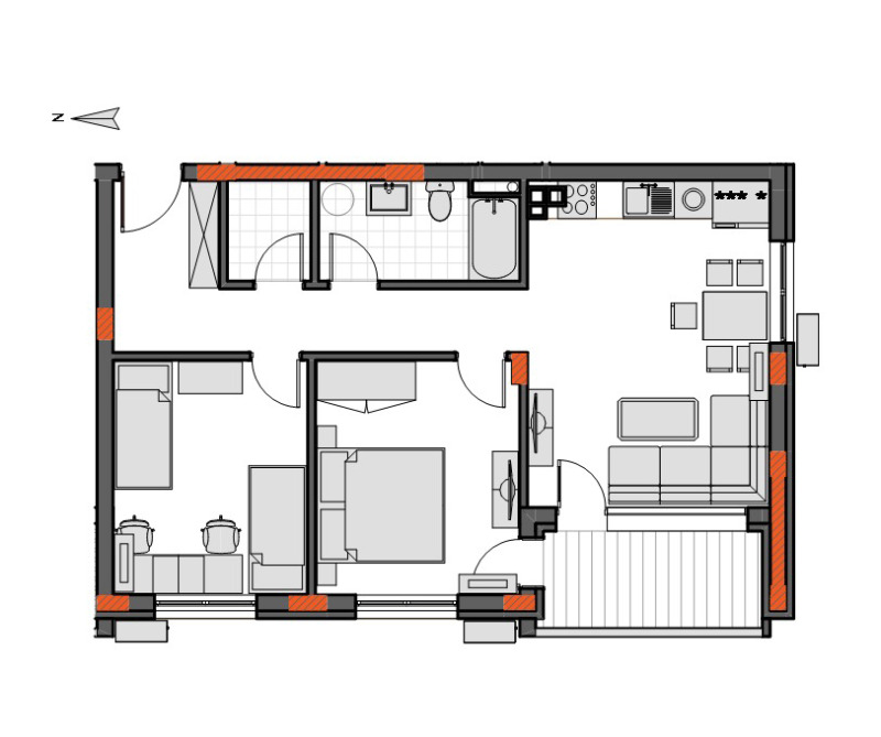 Продава 3-СТАЕН, гр. Стара Загора, Никола Петков, снимка 2 - Апартаменти - 52731833