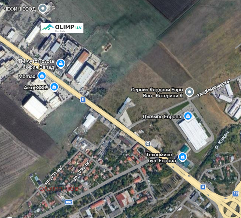 Продава ПАРЦЕЛ в град София, Република - 7056 кв.м / 1 023 120 € » 2 001 048.79 лв., ОЛИМП - ЮВ