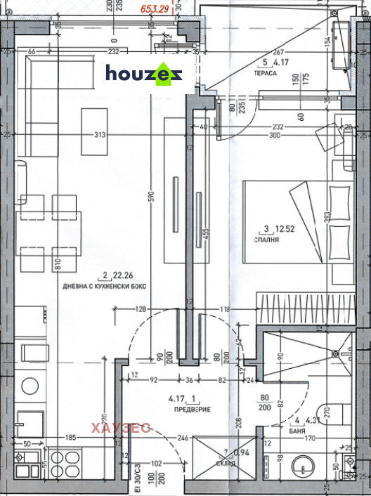 Продава  2-стаен град София , Малинова долина , 62 кв.м | 96506891 - изображение [9]