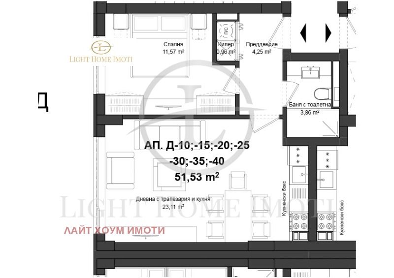 In vendita  1 camera da letto Plovdiv , Gagarin , 61 mq | 63498351 - Immagine [4]