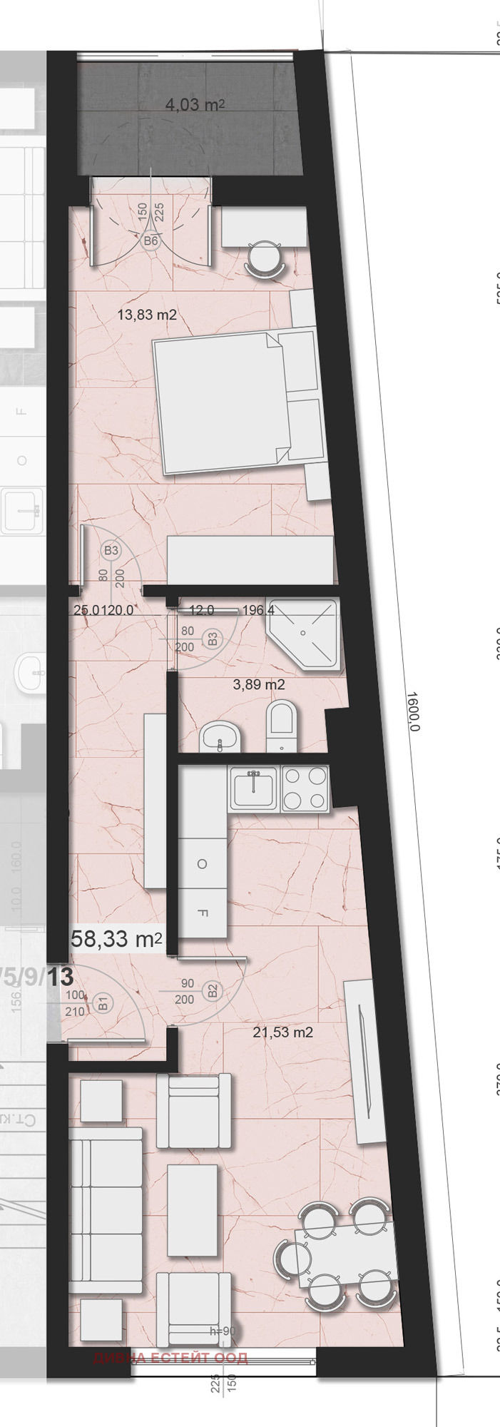 Til salg  1 soveværelse Sofia , Nadezhda 2 , 74 kvm | 99102166 - billede [4]