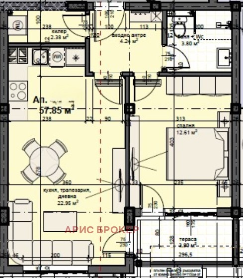Продава 2-СТАЕН, гр. Пловдив, Кършияка