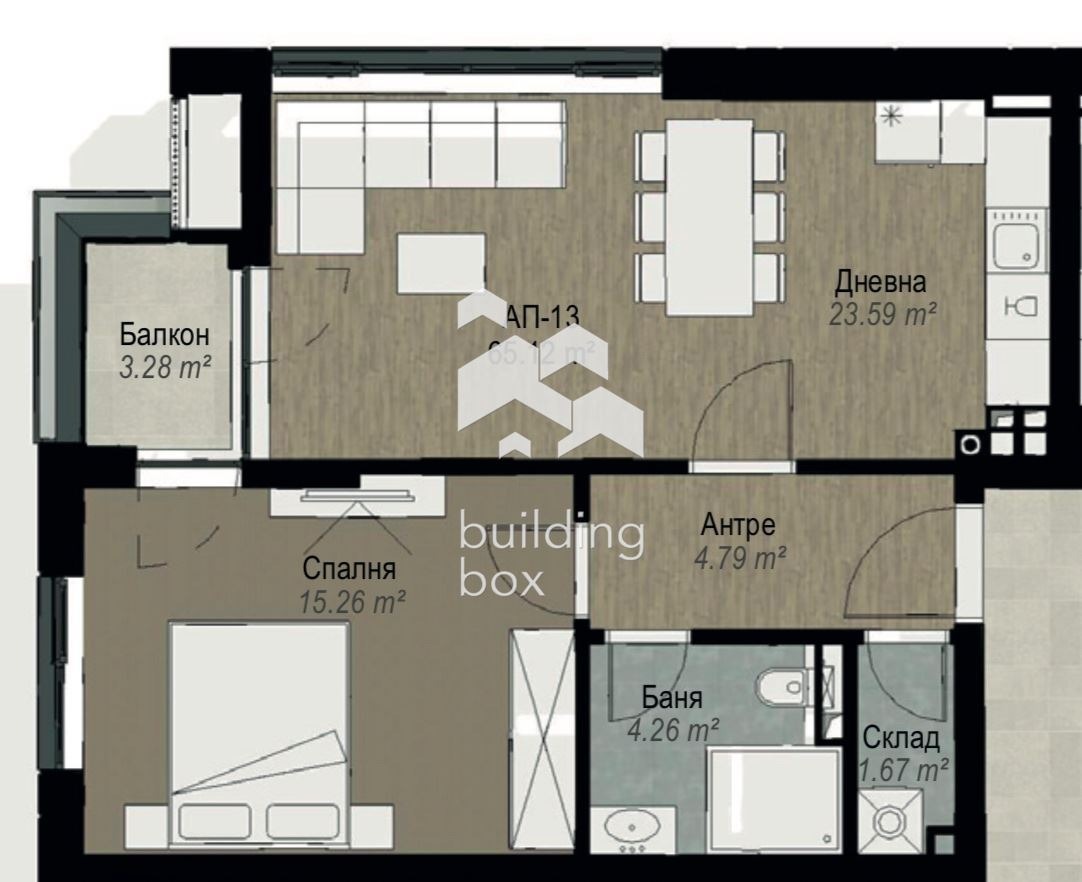 Продава 2-СТАЕН, гр. София, Витоша, снимка 4 - Апартаменти - 56457798