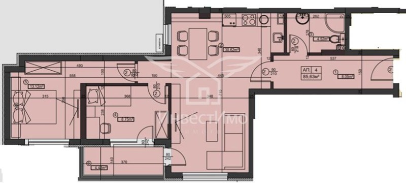 Eladó  2 hálószobás Sofia , Studentski grad , 102 négyzetméter | 44959006 - kép [5]